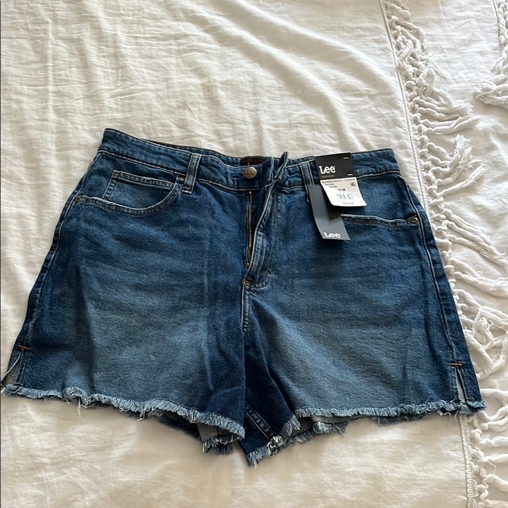 Lee Women's Blue Denim Shorts